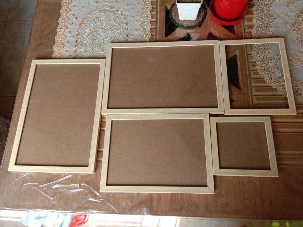 Natural wood frame collection